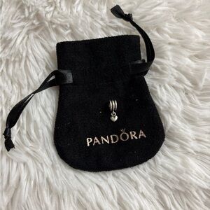 Pandora Silver Heart Spacer Charm